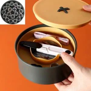 프리미엄 단추 반짇고리 바느질세트 반짇고리 반지고리함 실 바늘 쪽가위 포함 바느질통