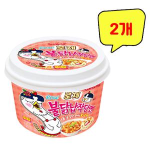 삼양 로제 불닭납작당면 큰컵 169.4g x 2개