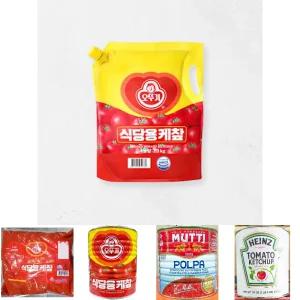 소스 오뚜기 케？y파우트팩 3 3Kg/케찹/케첩/토마토/케？y/캐찹/케？R/식당용/캐첩/대용량/업소용/파우치