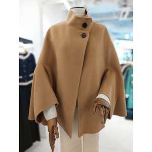 모조에스핀 모조에스핀 울 캐시미어 케이프 코트 S244MSG404