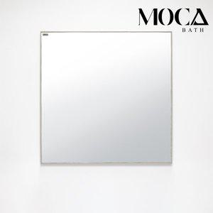 [모카바스]욕실 화장실 인테리어 욕실 거울 방습 심플 5mm 프레임 800x800