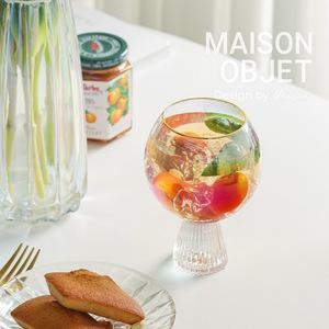 시에르 오로라 골드 벨라인 버블 고블렛잔 490ml