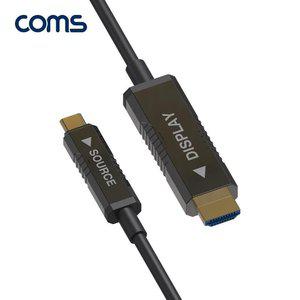 USB 3.1 Type C to HDMI 2.0 리피터 광케이블 50M 4K (WFFPF97)
