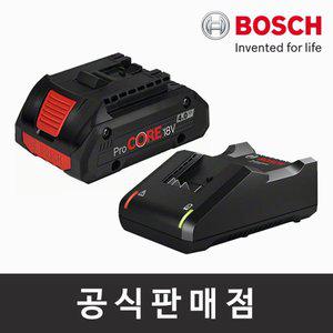 [보쉬]정품 보쉬 스타터키트 ProCORE 18V 4.0Ah 배터리 GAL 18V-40 충전기