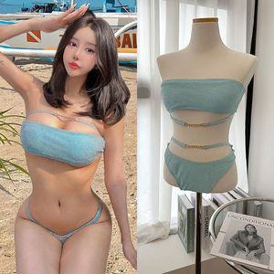 [유유존]언더골드비키니 비치웨어 여성 세트 여름 수영복 바다_P341481591