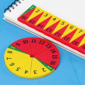 원의넓이 부채꼴 원주율 수업용 자석형 체험 수학 교구 3개 놀이학습 조작경험