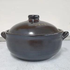 국산 황토 옹기방뚝배기 큰뚝배기 삼계탕 백숙항아리