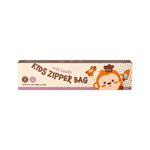 케이맘 키즈 손잡이 지퍼백 핸들형 XL 20매