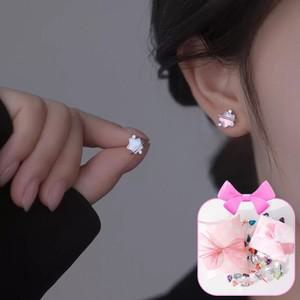 [달콤달달사탕패키지/별/우주] 밤하늘 별처럼 귀걸이 핑크선물포장 쇼핑백