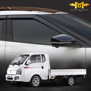 포터2 썬바이저 일반캡 더블캡 윈도우 몰딩 선바이저 빗물받이 용품 EV 호환