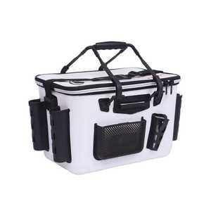 대형 낚시 밑밥통 미끼통 하드 물고기 보조 살림통 가방 케이스