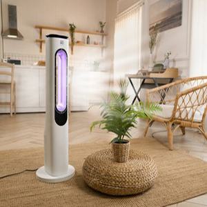 일렉트로지 저소음 하이브리드 날개없는 타워형 선풍기