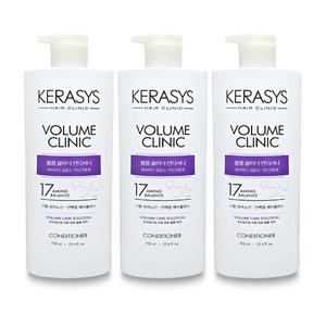 케라시스 볼륨 클리닉 단백질 컨디셔너 750ml X 3개