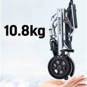 전동휠체어 용 노약자 접이식 6AH 사륜차 초경량 전기 완충거리 휴대용