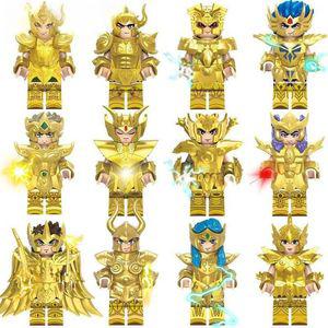 검사 피규어 황금투구 세이야 조립 애니 캐릭터 궁수 호환 세트 장난감