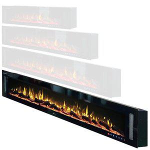 [케이파이어]킹스턴71-3 전기벽난로 BEF-71BI(3) 빌트인형 벽걸이형 10색불꽃 10색장작 1820mm