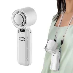 틱톡 급속 냉각 선풍기/초강력 BLDC 에어컨 충전 손선풍기/휴대용 탁상용 핸디 목 넥 C타입/미니 소형 쿨링 손풍기/무선 손에어컨