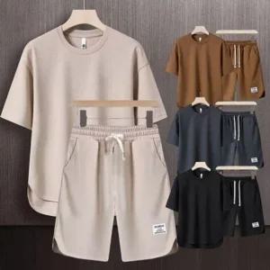 여름 베이직 남자 반팔 운동복 올데이 셋업 트레이닝 (WFHWXE2)