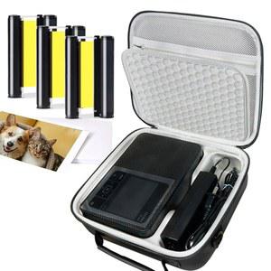 캐논 셀피 CP1500 CP1300 CP1200 잉크 및 종이와 하드 케이스, KP108 3색 카트리지 108매 4x6 인화지 블랙 프린터 가치 팩용 호환