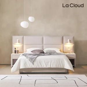 라클라우드 호텔식 바움 패브릭 평상형 침대프레임 Q/K(퀸/킹 공용) + 패널1EA