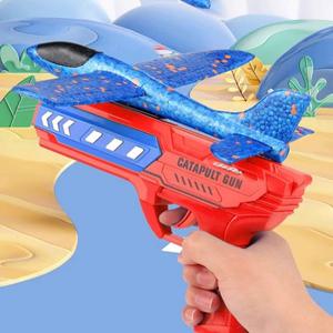 야외장난감 야외완구 에어글라이더 비행기 슈팅건 비행기총 세주 에어 글라이더건