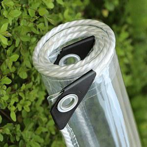 투명 비닐 천막 우풍 외부 버전 플라스틱 녹색 비닐커튼 외풍 4mx6m 텐트 0.3두께