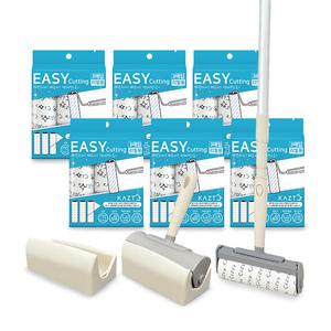 프리미엄 스탠드형 테이프크리너 25종 / 밀대+본체2개+케이스2개+리필20입 포함 대용량 구성 돌돌이 청소용품