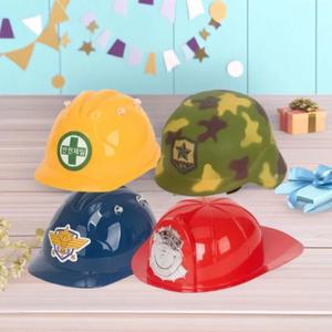 캐스B 플레이 역할모자 역할놀이 소방관 경찰관 건축가 군인 장난감 소품 플라스틱 직업체험