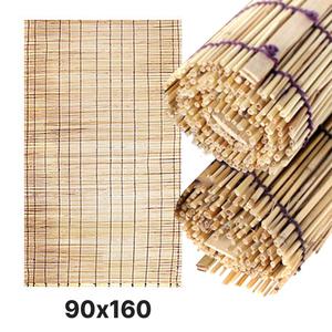 베란다 창문 갈대발 90x160 프리미엄급 (나무발 가림막 울타리 황사 먼지차단 햇빛차광 현관 창문발 인테리