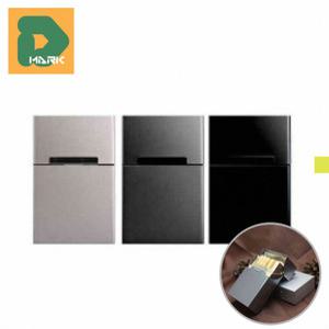 메탈담배케이스 남성 선물 슬라이드 메탈 케이스 파우치 스킨 담배갑 휴대용 보관함 궐련형 라이터 담뱃갑