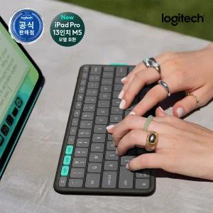 로지텍코리아 공식 Flip Folio 13 아이패드 거치대 블루투스 휴대용 케이스 키보드 프로 에어 M2 M3 M4