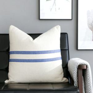 마켓비 쇼파 쿠션 커버 북유럽 인테리어 블루 50x50