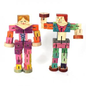 글로벌이지 뚝딱 큐브로봇 나무인형 만들기