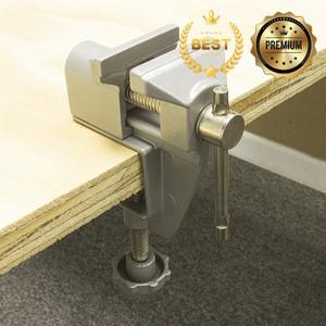 테이블 벤치 바이스 알루미늄 작업 클램프 공예 수리 도구 보석상 DIY 소형/플랫/라운드를 고정하기위한 다