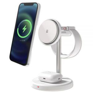 저온 충전 아이폰 맥세이프 충전기 거치대 애플워치 3in1 고속 무선 충전기