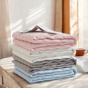 [더루아]소프트 헥사코튼 순면 침대 패드 매트리스 패드 밴드형