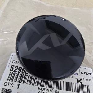 기아 블랙 휠캡 휠 허브캡 검정 KNN 로고 센타캡 순정 52960ES200