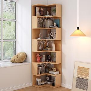 원목 ㄱ자책장 모서리 서재 우드 수납장 책꽂이 책장 선반 코너