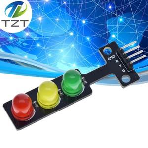 Arduino 빨간색 노란색 녹색 5mm LED RGB 용 미니 5V 신호등 디스플레이 모듈 - 시스템