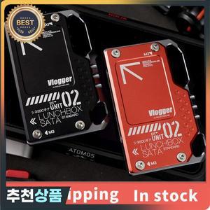 Vlogger 메모리 카드 사진  870 SATA Atomos Ninja V SSD 케이스 용 알루미늄-마그네슘 합금 도시락 리더기