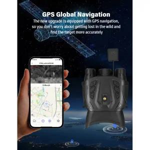 야외 고화질 사진 및 비디오 휴대용 헤드 장착형 적외선 야간 투시경 쌍 디지털 망원경 풀 컬러