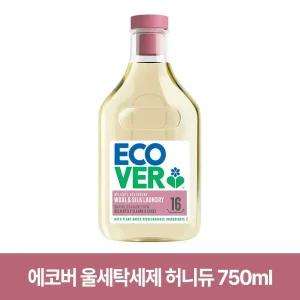 에코버 울세탁세제 허니듀 본품 750ml 2개