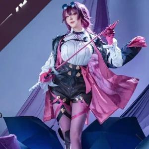 붕괴 스타레일 카프카 코스프레 의상, 애니메이션 게임 캐릭터 코스튬 여성용 풀세트