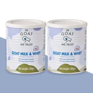 [백화점 입점 브랜드]인고트 산양유 분말 * 2통_고트밀크 앤 웨이_단백질 강화_유럽인증_공식수입원 소프트링크