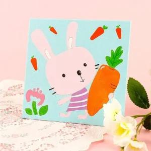 DIY 유화 토끼 그리기 보드 창작 아트 작품 만들기 (WFJJSKF)