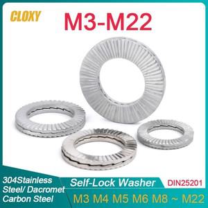 풀림방지너트  스틸다크로멧  M3 M4 M5 M6 M8 M10 M12 M14 M16 M18 M20 M22 셀프락 와셔 가스켓 웨지 DIN25