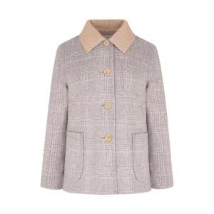 [샤트렌][샤트렌] 니트카라 탈착 핸드메이드 코트_HCCWJK803