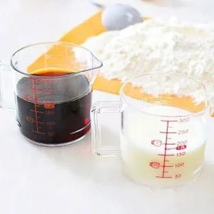 쌀 물조절 플라스틱 계량컵 1P 이유식 라면 눈금컵 (W703F2E)