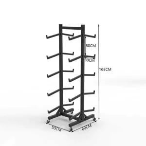 스노우보드 거치대 진열대 스키 5단 보관대 블랙 10수납 보관