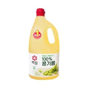 백설 콩기름 1.8L 식용유 요리유 기름